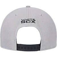 Casquette 9FIFTY Snapback Chicago White Sox Band New Era pour homme, gris/noir