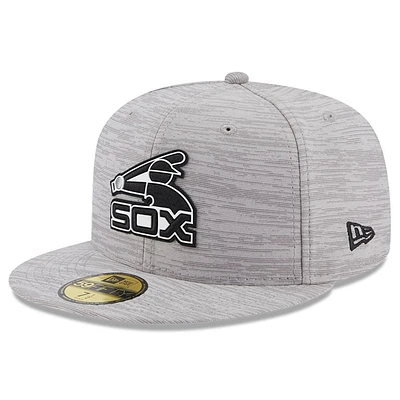 Men's New Era  Gray Chicago White Sox 2023 Clubhouse 59FIFTY Fitted Hat