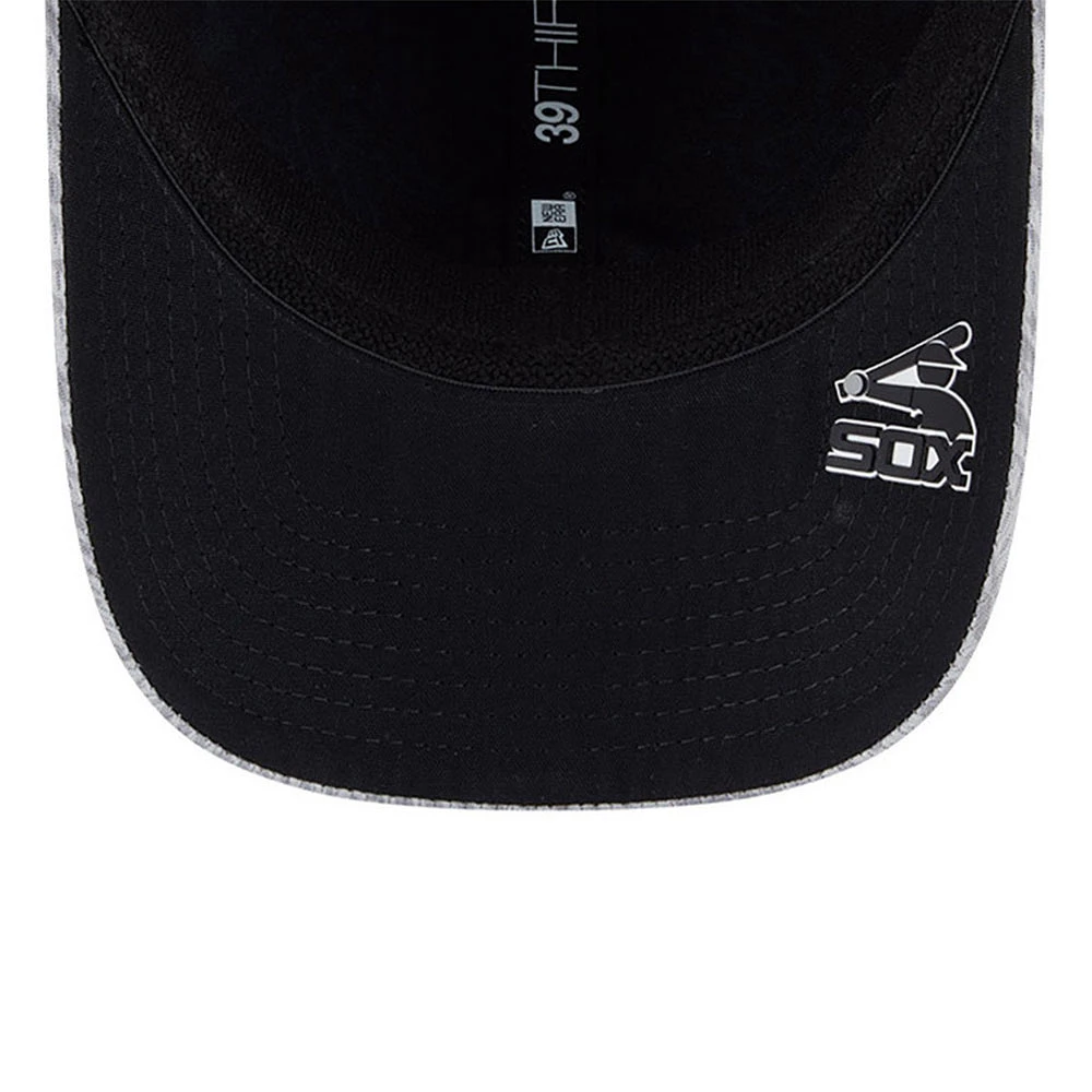 Men's New Era Gray Chicago White Sox 2025 MLB Clubhouse 39THIRTY Flex Hat