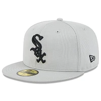 Men's New Era  Gray Chicago White Sox 2025 Spring Training 59FIFTY Fitted Hat