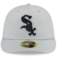 Men's New Era  Gray Chicago White Sox 2025 Spring Training Low Profile 59FIFTY Fitted Hat