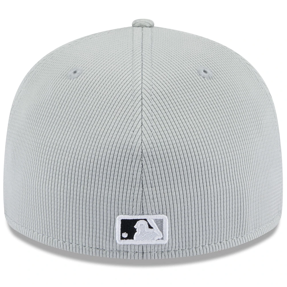 Men's New Era  Gray Chicago White Sox 2025 Spring Training Low Profile 59FIFTY Fitted Hat
