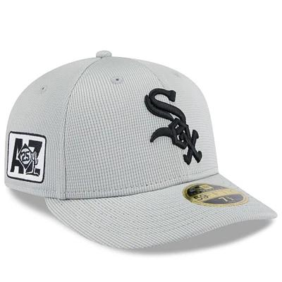 Men's New Era  Gray Chicago White Sox 2025 Spring Training Low Profile 59FIFTY Fitted Hat