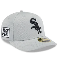 Men's New Era  Gray Chicago White Sox 2025 Spring Training Low Profile 59FIFTY Fitted Hat