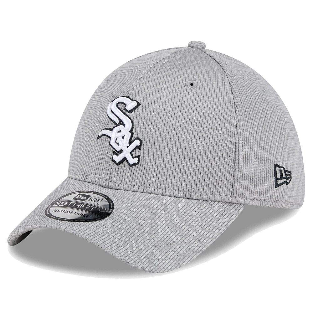 Casquette flexible Active Pivot 39THIRTY Chicago White Sox New Era pour hommes, grise