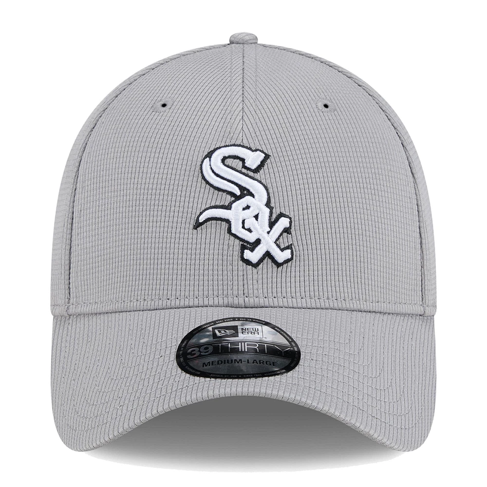 Casquette flexible Active Pivot 39THIRTY Chicago White Sox New Era pour hommes, grise