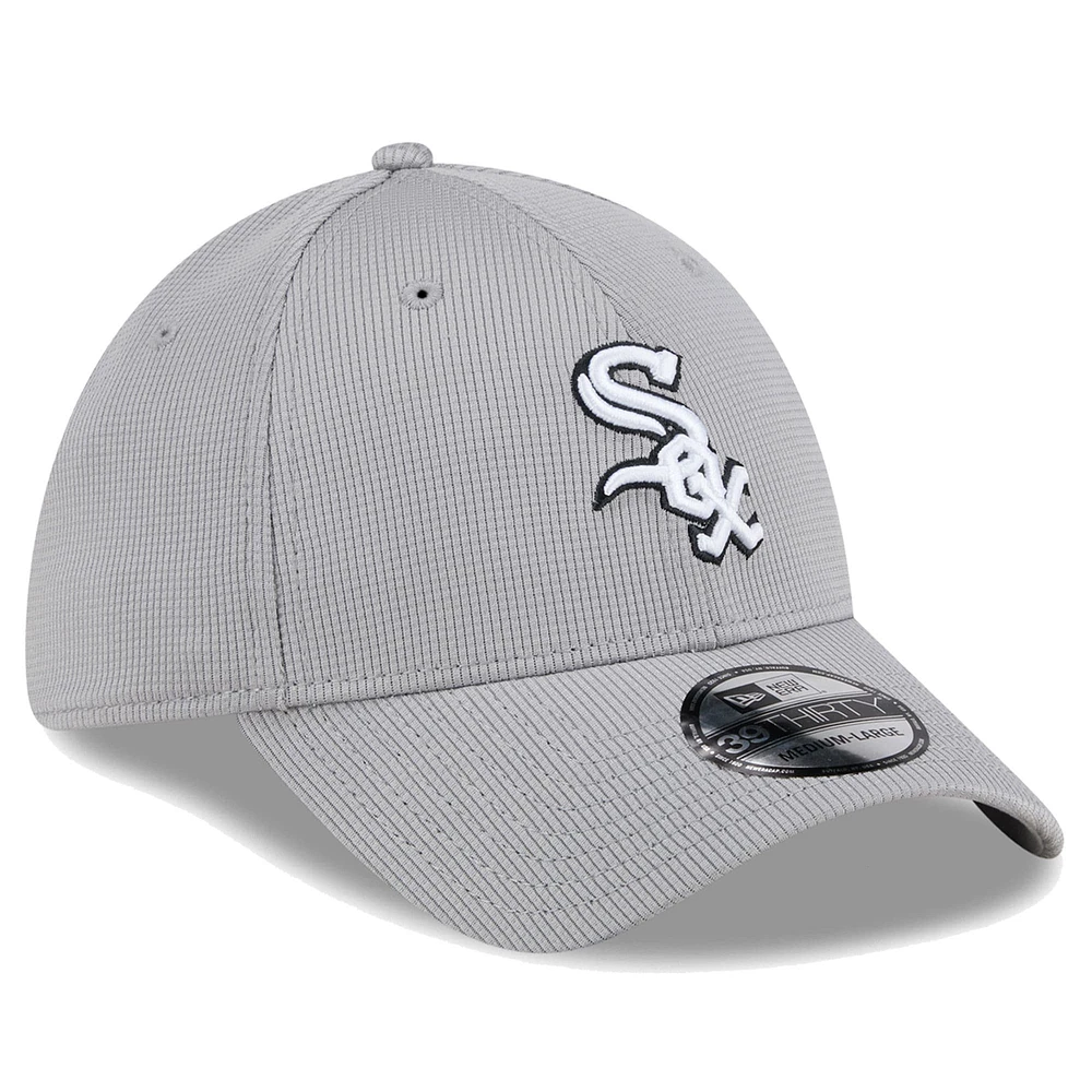 Casquette flexible Active Pivot 39THIRTY Chicago White Sox New Era pour hommes, grise