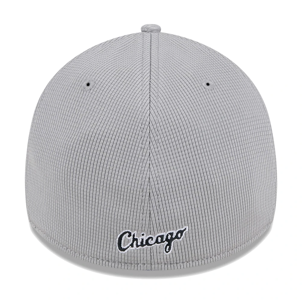 Casquette flexible Active Pivot 39THIRTY Chicago White Sox New Era pour hommes, grise