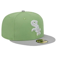 Men's New Era Green/Gray Chicago White Sox Two-Tone Color Pack 59FIFTY Fitted Hat