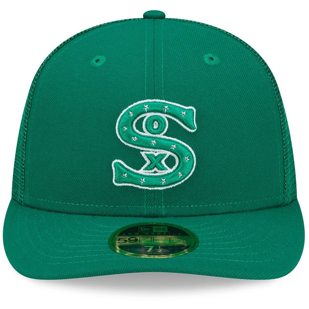 Men's New Era Green Chicago White Sox 2022 St. Patrick's Day Low Profile 59FIFTY Fitted Hat