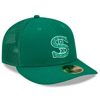 Casquette ajustée 59FIFTY à profil bas pour homme des Chicago White Sox 2022 de la Saint-Patrick New Era verte