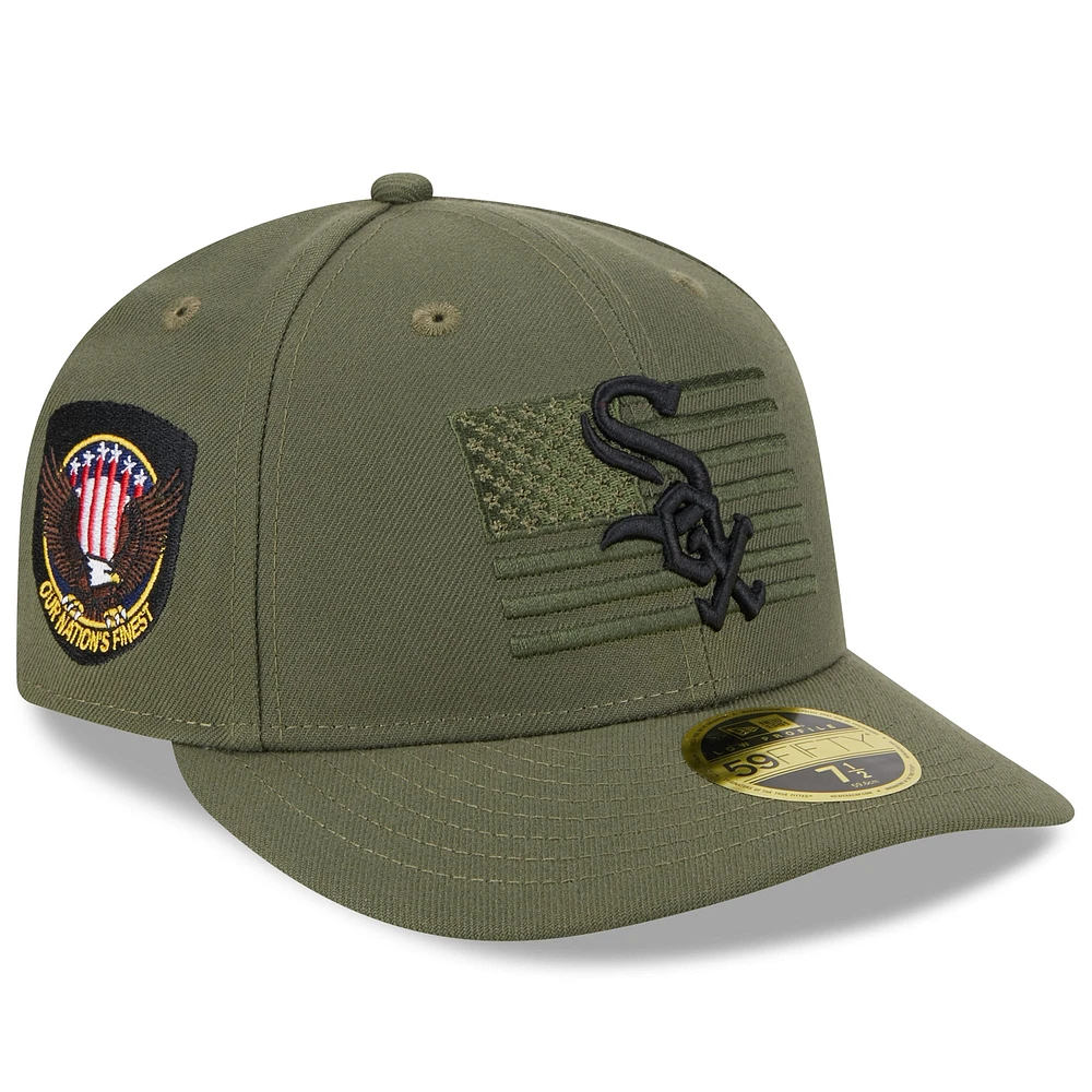 Men's New Era Chicago White Sox Armed Forces Day Low Profile 59FIFTY Fitted Hat