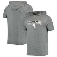 Men's New Era Heathered Gray Chicago White Sox Hoodie T-Shirt