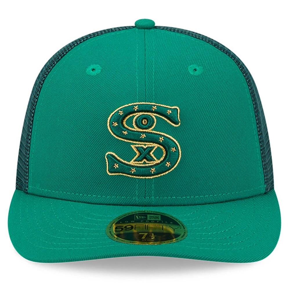 Men's New Era  Kelly Green Chicago White Sox 2023 St. Patrick's Day Low Profile 59FIFTY Fitted Hat