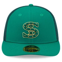 Men's New Era  Kelly Green Chicago White Sox 2023 St. Patrick's Day Low Profile 59FIFTY Fitted Hat