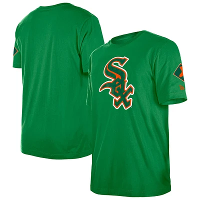 Men's New Era  Kelly Green Chicago White Sox St. Patrick's Day Shamrock Fill T-Shirt