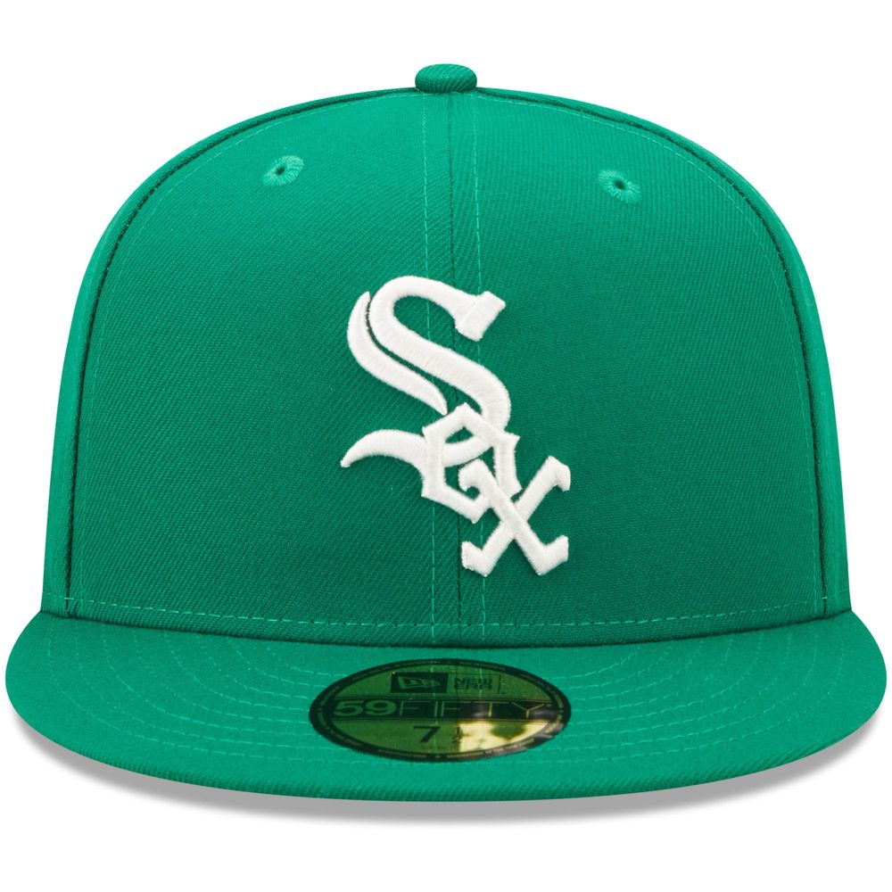 Men's New Era Kelly Green Chicago White Sox Logo 59FIFTY Fitted Hat