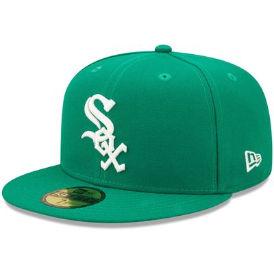 Men's New Era Kelly Green Chicago White Sox Logo 59FIFTY Fitted Hat