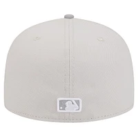 Men's New Era Khaki/Gray Chicago White Sox Two-Tone Color Pack 59FIFTY Fitted Hat