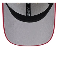 Casquette flexible 39THIRTY du 4 juillet New Era pour hommes, kaki/rouge