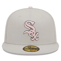 Casquette ajustée New Era Chicago White Sox 2023 pour la fête des mères sur le terrain 59FIFTY homme