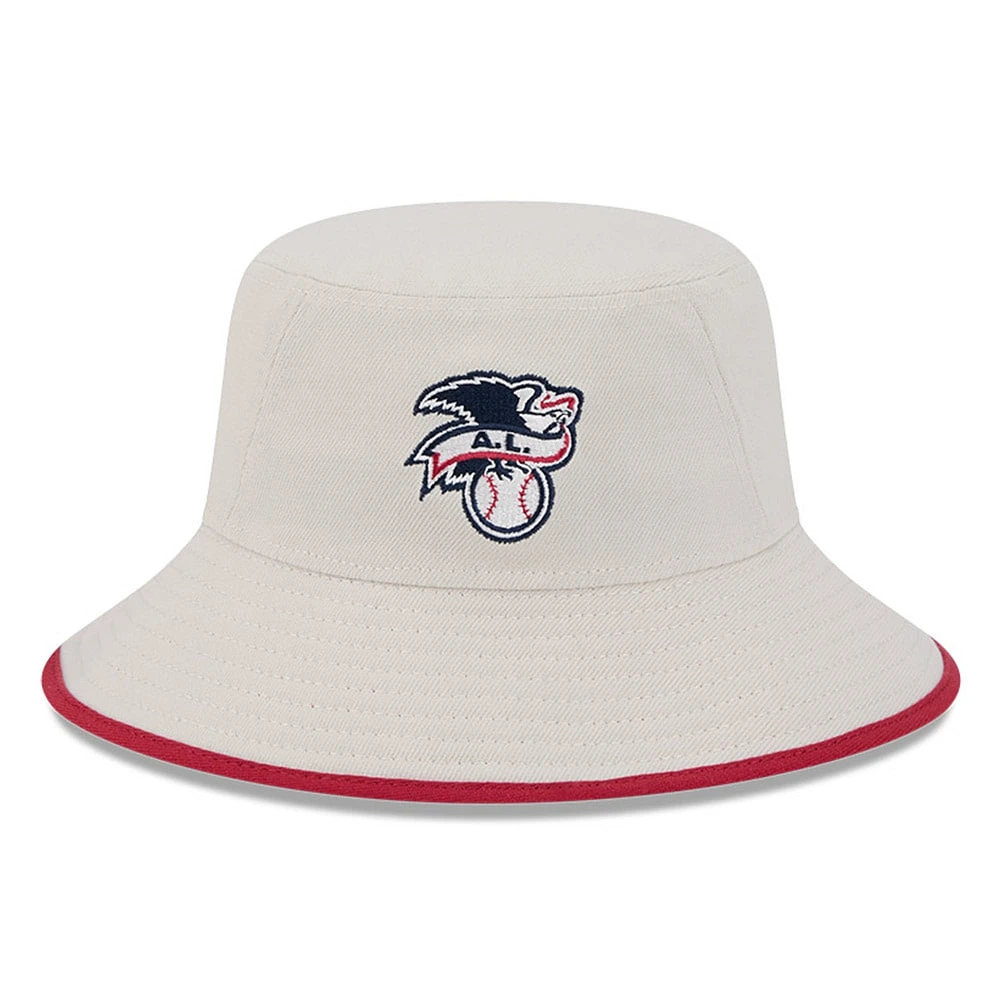 Men's New Era  Khaki Chicago White Sox 2024 Fourth of July Bucket Hat