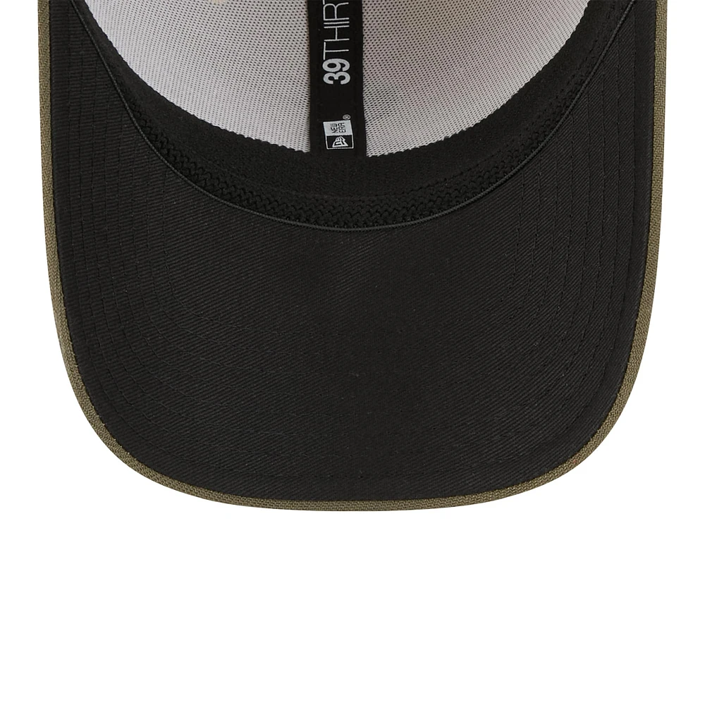 Men's New Era Light Beige/Olive Chicago White Sox 2025 Armed Forces Day 39THIRTY Flex Hat