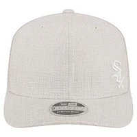 Men's New Era Light Beige Chicago White Sox Flawless 9SEVENTY Stretch-Snap Hat