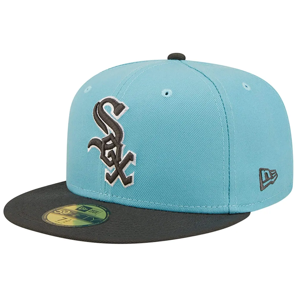 New Era Men's White and Light Blue Boston Red Sox Spring Color Two-Tone  59FIFTY Fitted Hat