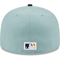 Casquette ajustée New Era Chicago White Sox Beach Kiss 59FIFTY pour homme, bleu clair/bleu marine