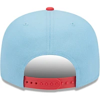 Men's New Era Light Blue/Red Chicago White Sox Spring Basic Two-Tone 9FIFTY Snapback Hat