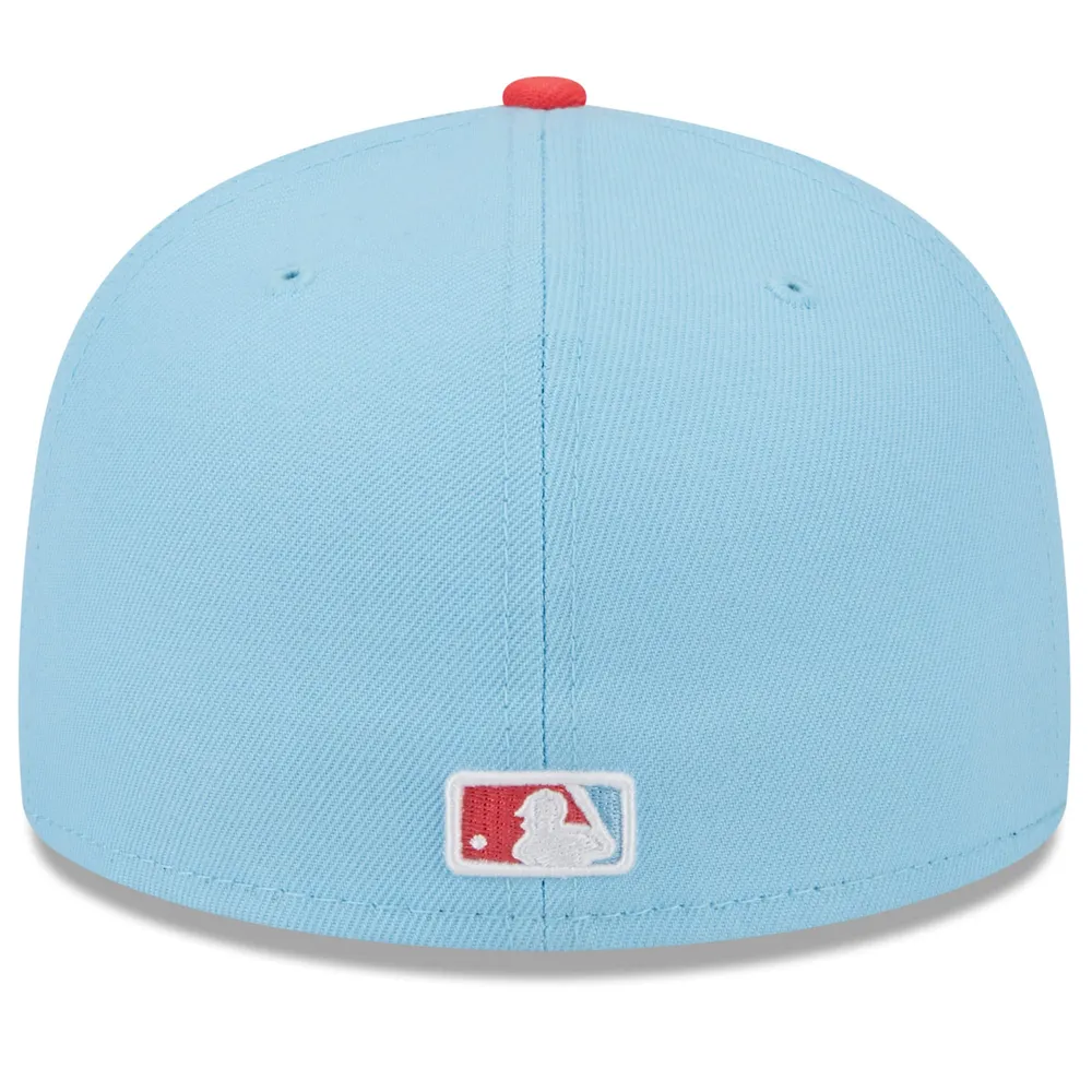 Men's New Era Light Blue/Red Chicago White Sox Spring Color Two-Tone 59FIFTY Fitted Hat