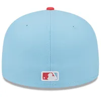 Men's New Era Light Blue/Red Chicago White Sox Spring Color Two-Tone 59FIFTY Fitted Hat