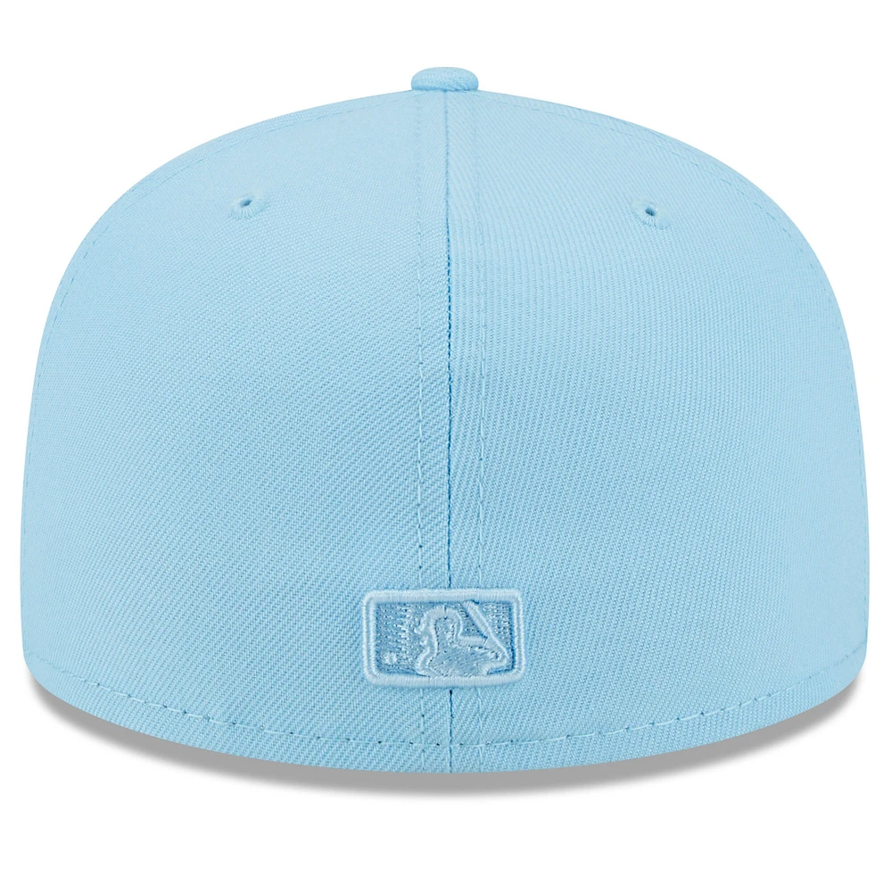 Men's New Era Light Blue Chicago White Sox 2023 Spring Color Basic 59FIFTY Fitted Hat