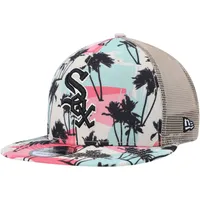 Casquette Snapback 9FIFTY Retro Beachin' Trucker 9FIFTY Chicago White Sox naturelle New Era pour homme