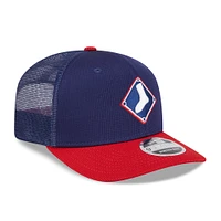 Men's New Era  Navy/Red Chicago White Sox 2025 Batting Practice 9SEVENTY Stretch-Snap Trucker Hat