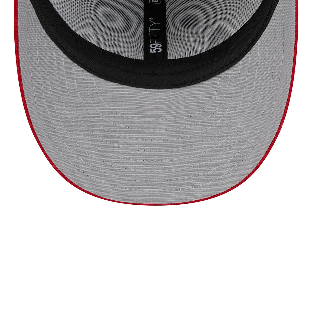 Casquette ajustée 59FIFTY Low Profile New Era pour hommes, bleu marine, Chicago White Sox 2024 Batting Practice