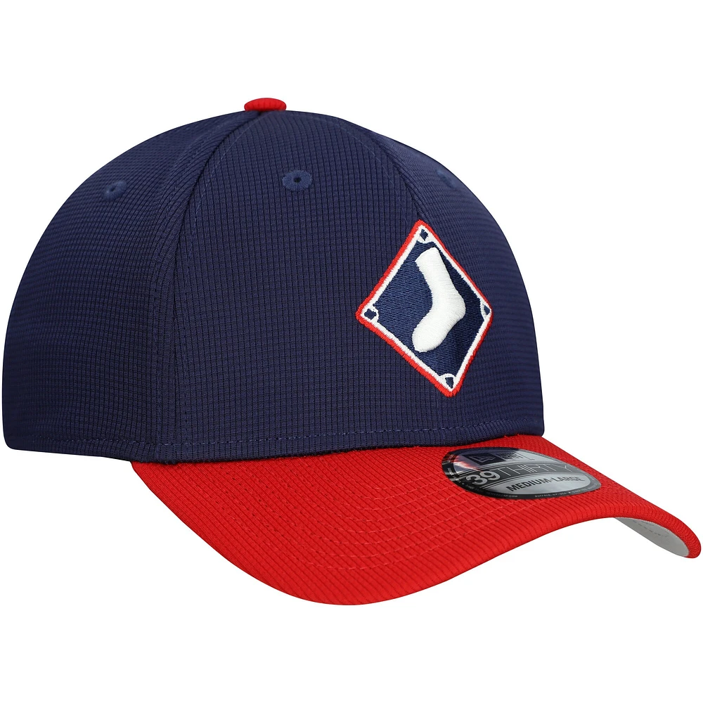 Men's New Era  Navy Chicago White Sox 2025 Batting Practice 39THIRTY Flex Hat