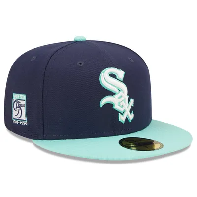 CHICAGO WHITE SOX 95TH ANNIVERSARY TAN RED BRIM NEW ERA FITTED HAT