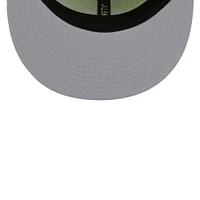 Men's New Era Neon Green/Lavender Chicago White Sox Spring Color Two-Tone 59FIFTY Fitted Hat