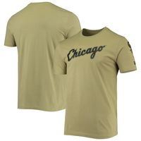 Men's New Era Olive Chicago White Sox Brushed Armed Forces T-Shirt