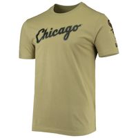 Men's New Era Olive Chicago White Sox Brushed Armed Forces T-Shirt