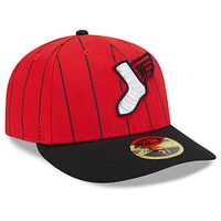 Men's New Era Red/Black Chicago White Sox 2025 City Connect Low Profile 59FIFTY Fitted Hat