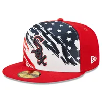 Casquette ajustée New Era Red Chicago White Sox 2022 4th of July On-Field 59FIFTY pour homme