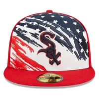 Casquette ajustée New Era Red Chicago White Sox 2022 4th of July On-Field 59FIFTY pour homme