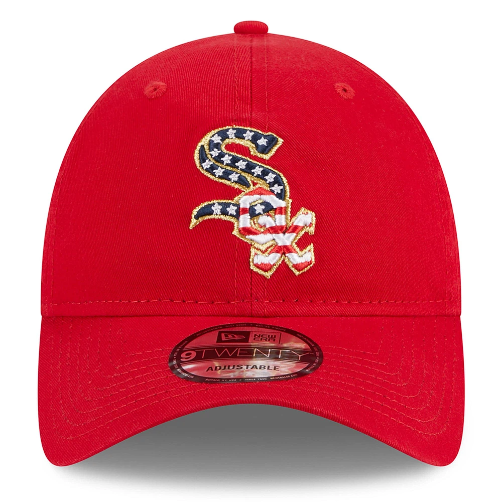 Men's New Era  Red Chicago White Sox 2023 Fourth of July 9TWENTY Adjustable Hat