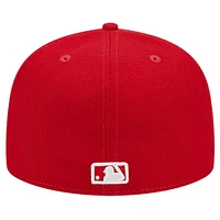Men's New Era Red Chicago White Sox Logo 59FIFTY Fitted Hat