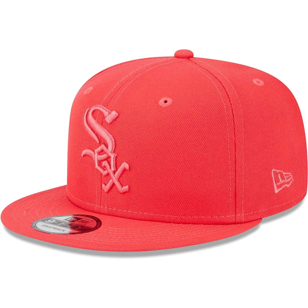 New Era Chicago White Sox Spring Color Basic 9FIFTY Snapback Casquette pour homme rouge