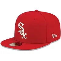 Men's New Era Red Chicago White Sox Logo 59FIFTY Fitted Hat