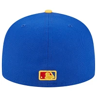 Casquette ajustée New Era pour homme Chicago White Sox Empire 59FIFTY bleu royal/jaune